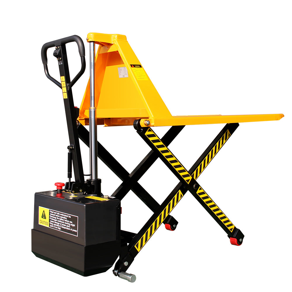 High Lift Hand Pallet Jack Scissor Manual Truck