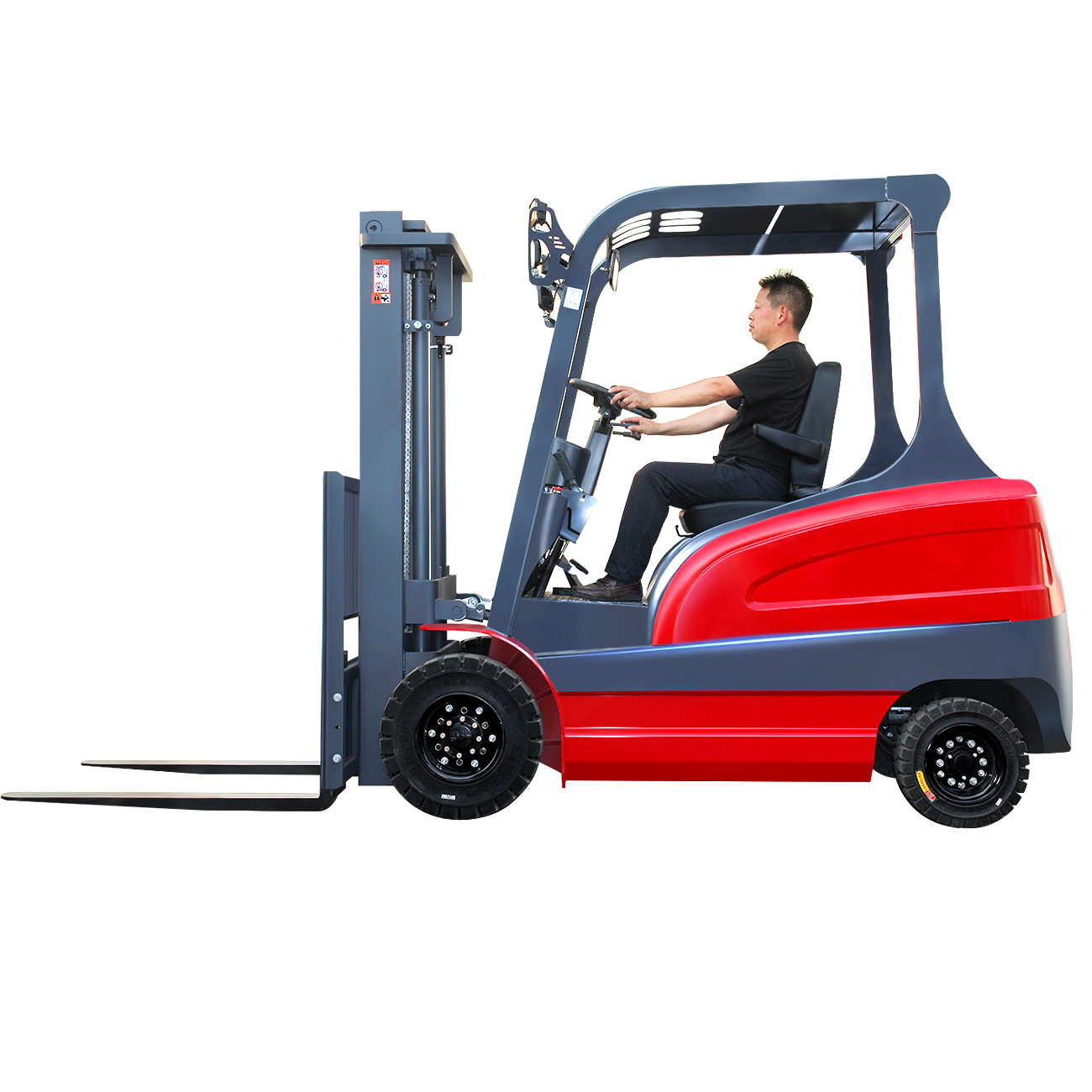 Electric Lead Acid Battery Forklift Heavy Duty Forklift