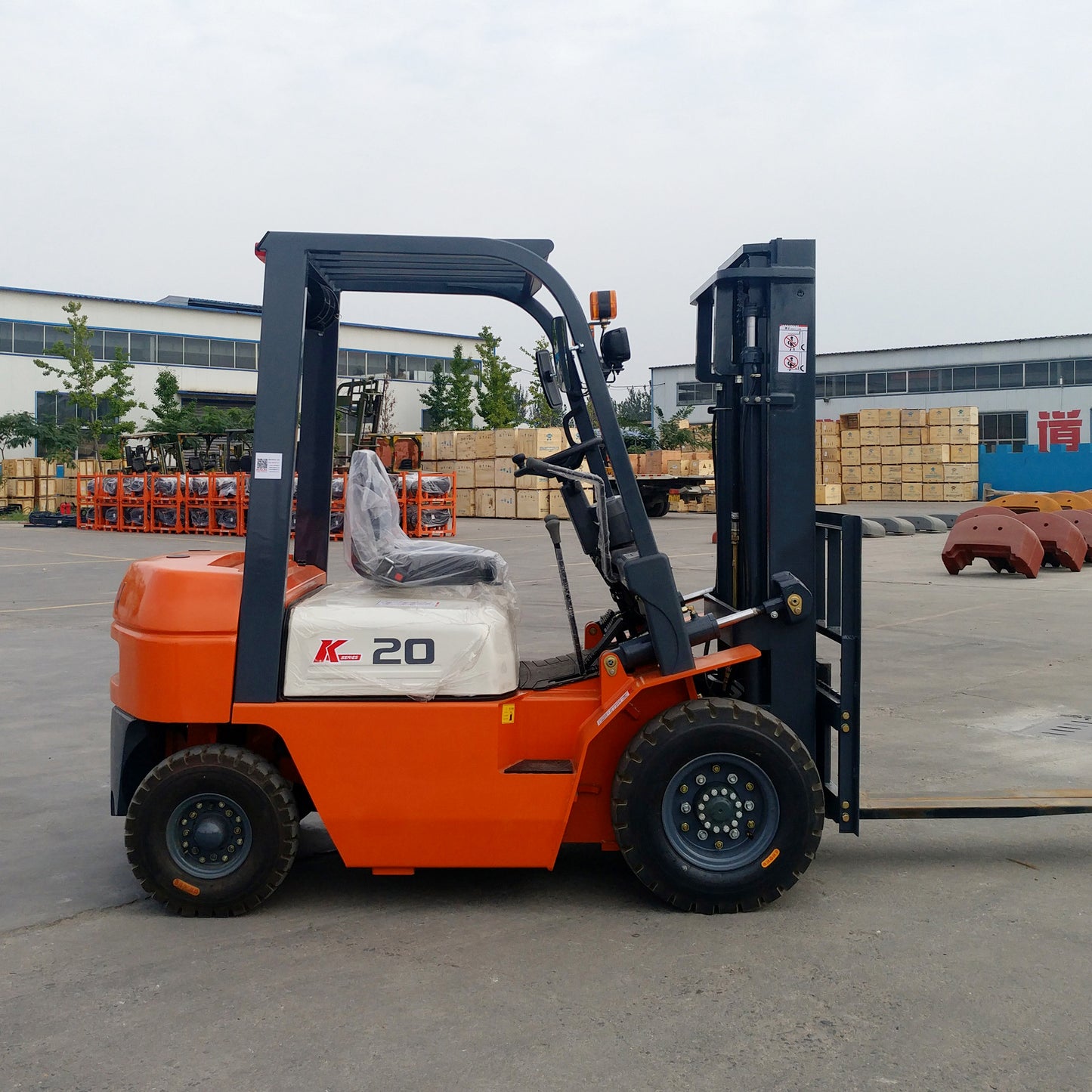 Diesel Forklift With Fork and Side Shift Warehouse Forklift