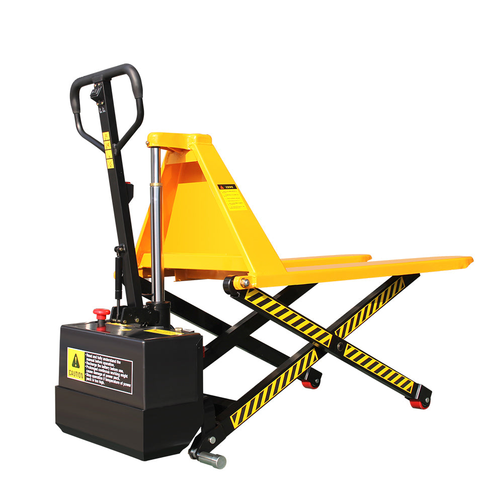 High Lift Hand Pallet Jack Scissor Manual Truck