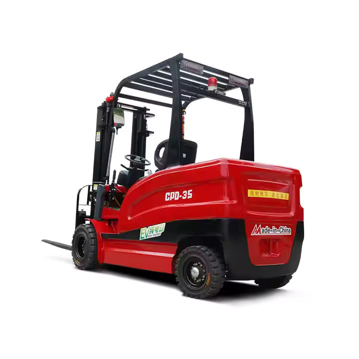 3.5 Ton Lead Acid Battery Fork Lifter Electric Forklift Heavy Duty Forklift