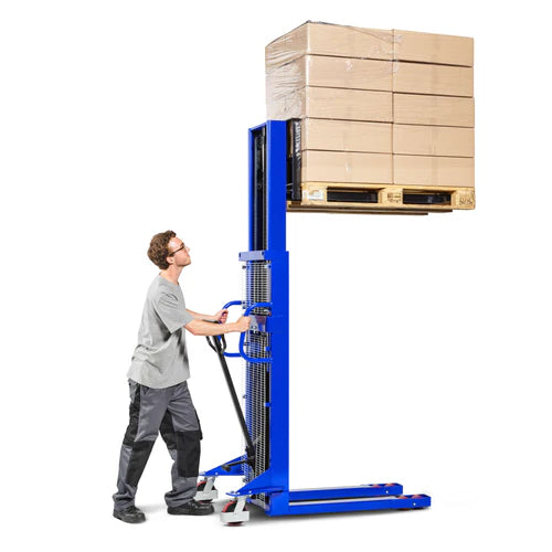 Manual hand pallet stacker Lift height 2m