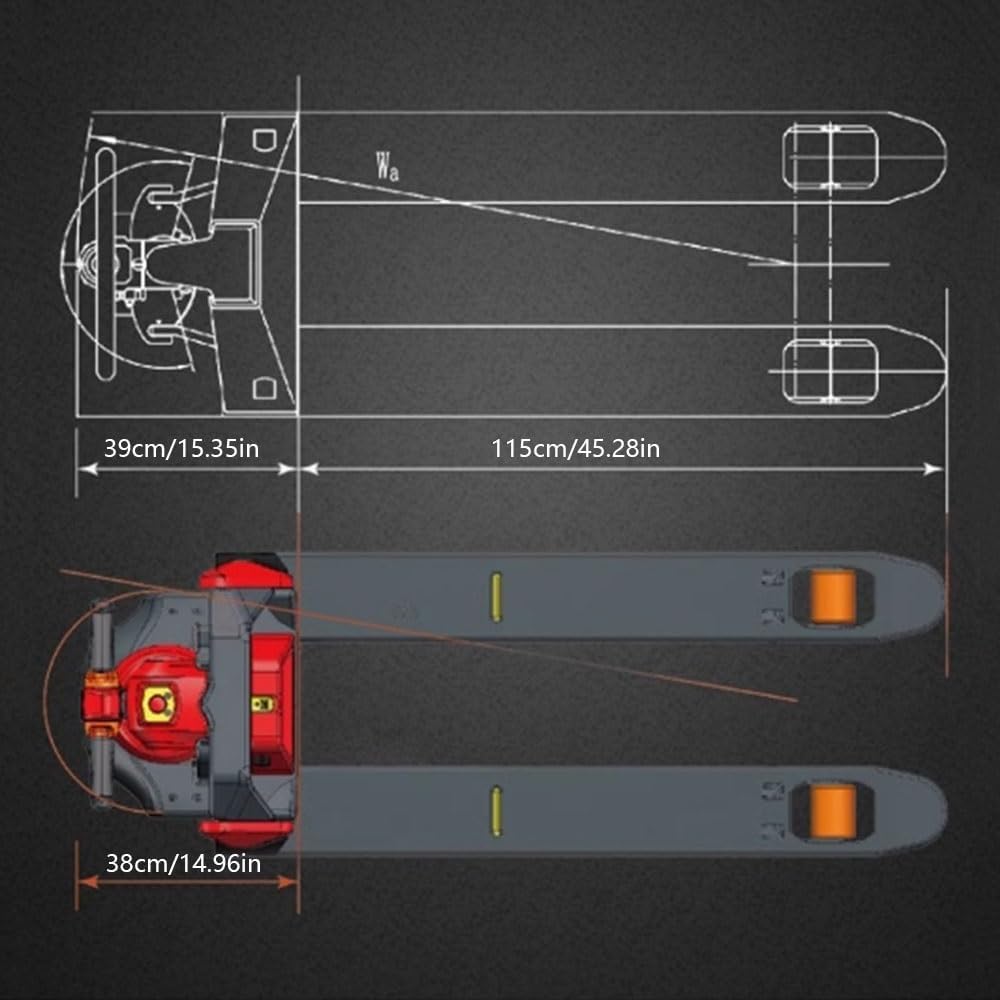 Full Electric Pallet Truck 3300lbs Capacity