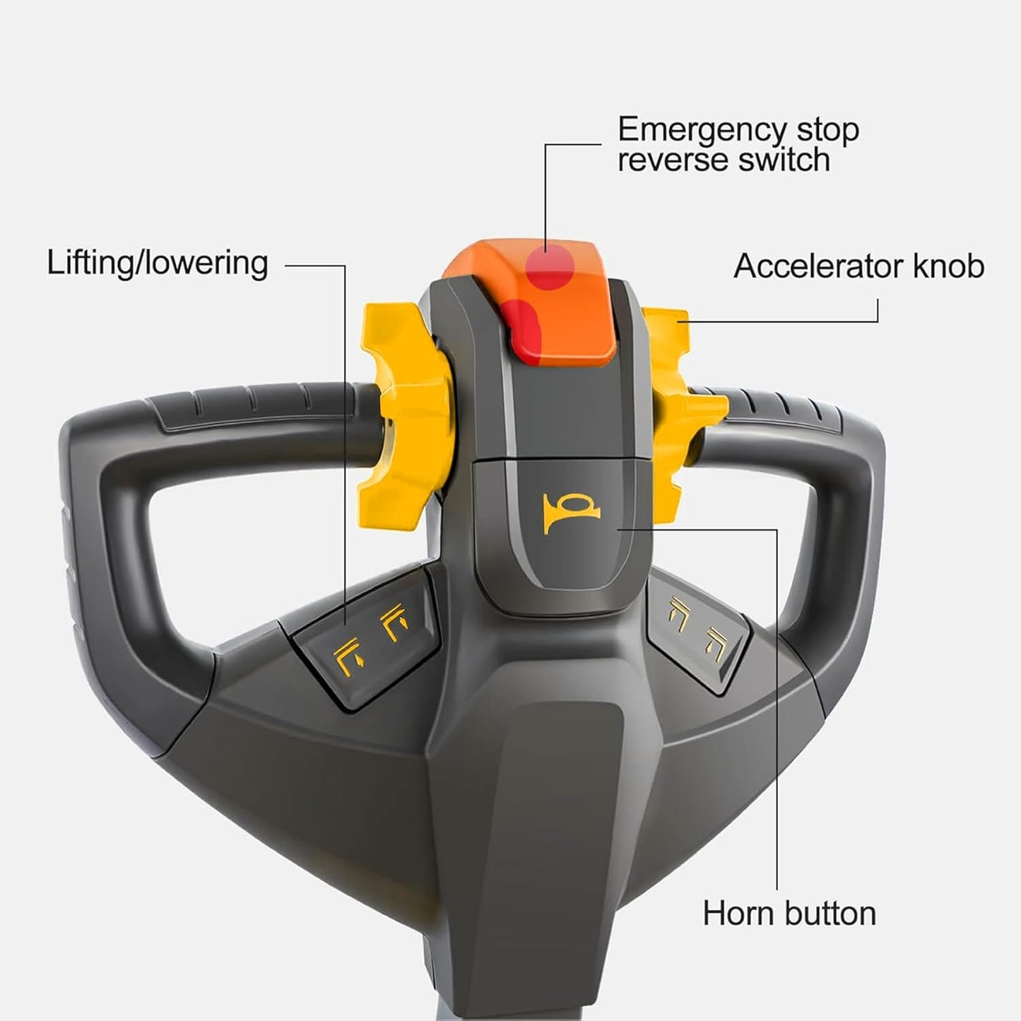 Full Electric Pallet Truck 1000kg 2000kg Walking Electric Stacker