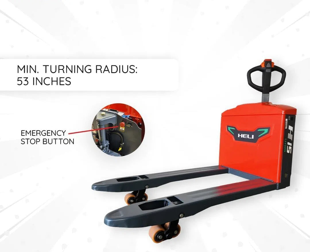 4400lbs Electric Pallet Jack –Lead acid battery