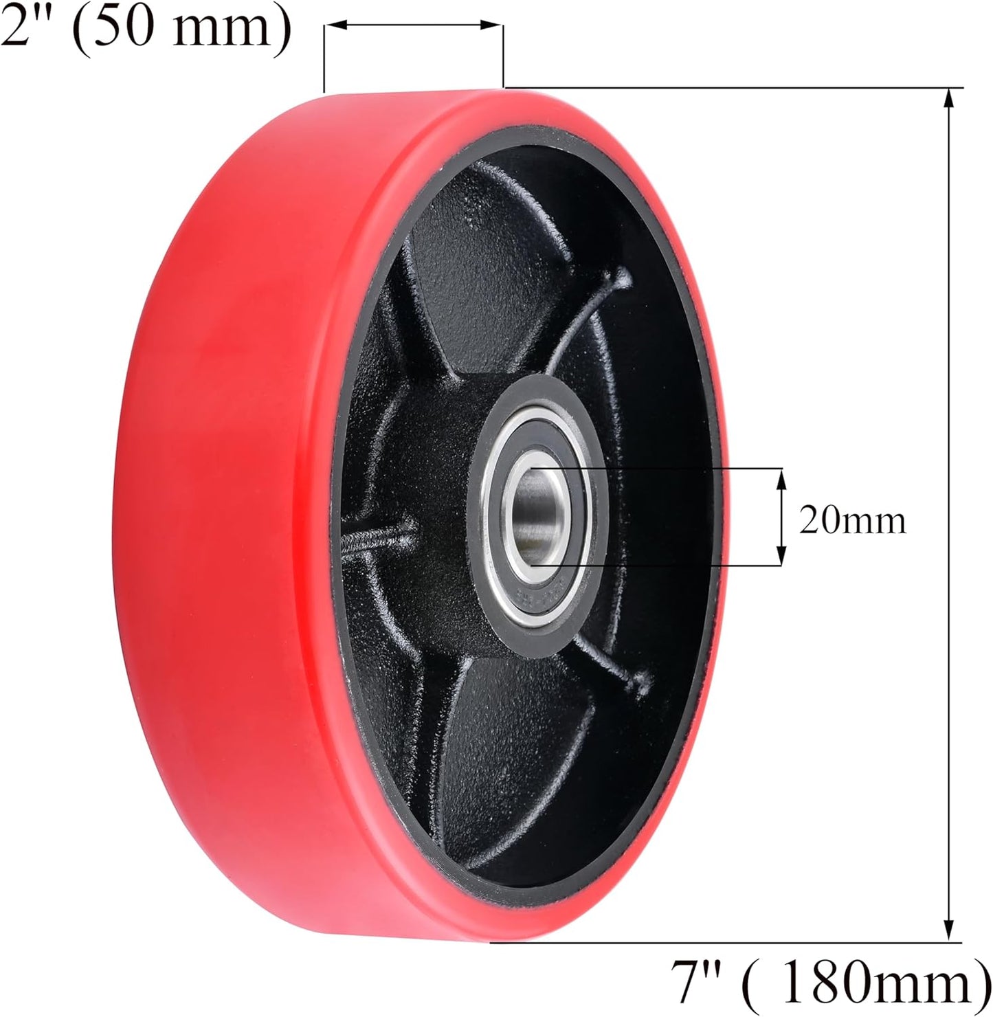 A Pair of Pallet Jack Steering Wheels Set