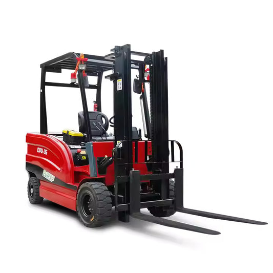 3.5 Ton Lead Acid Battery Fork Lifter Electric Forklift Heavy Duty Forklift