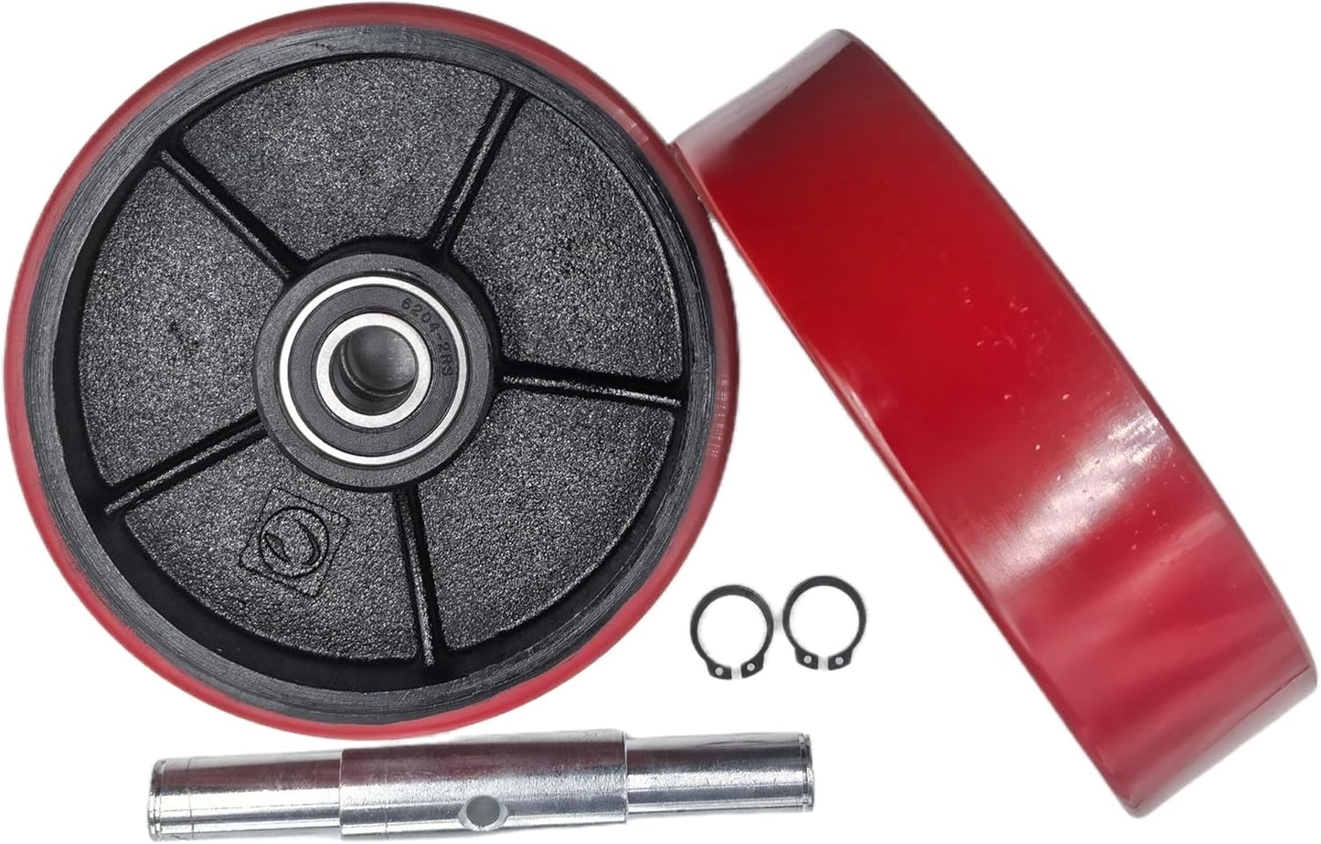 A Pair of Pallet Jack Steering Wheels Set