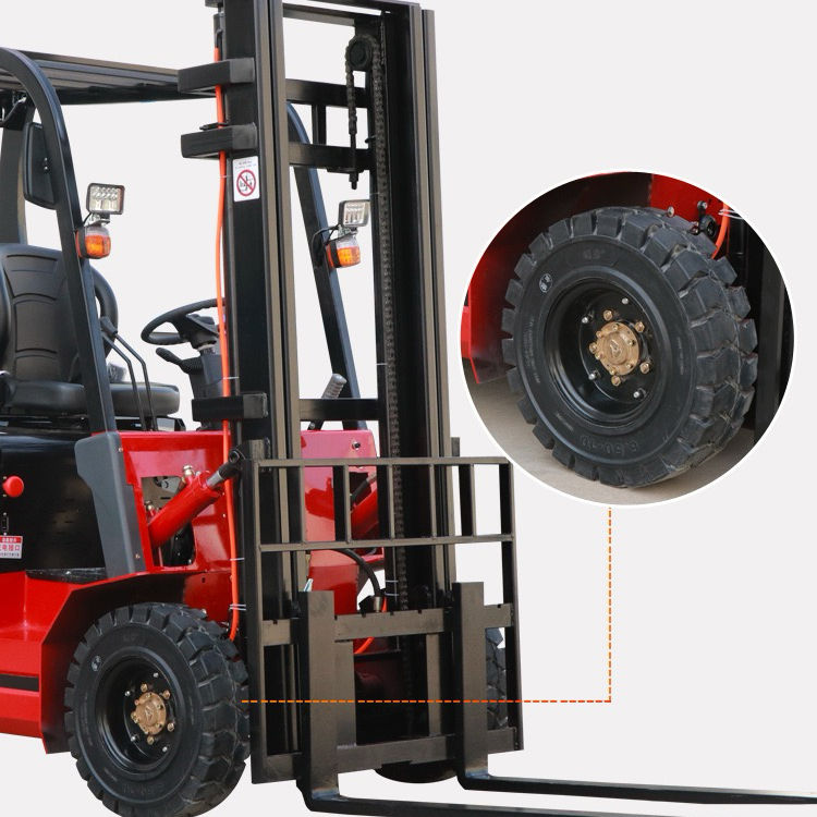 Four Wheel Electric Truck Hydraulic Forklift