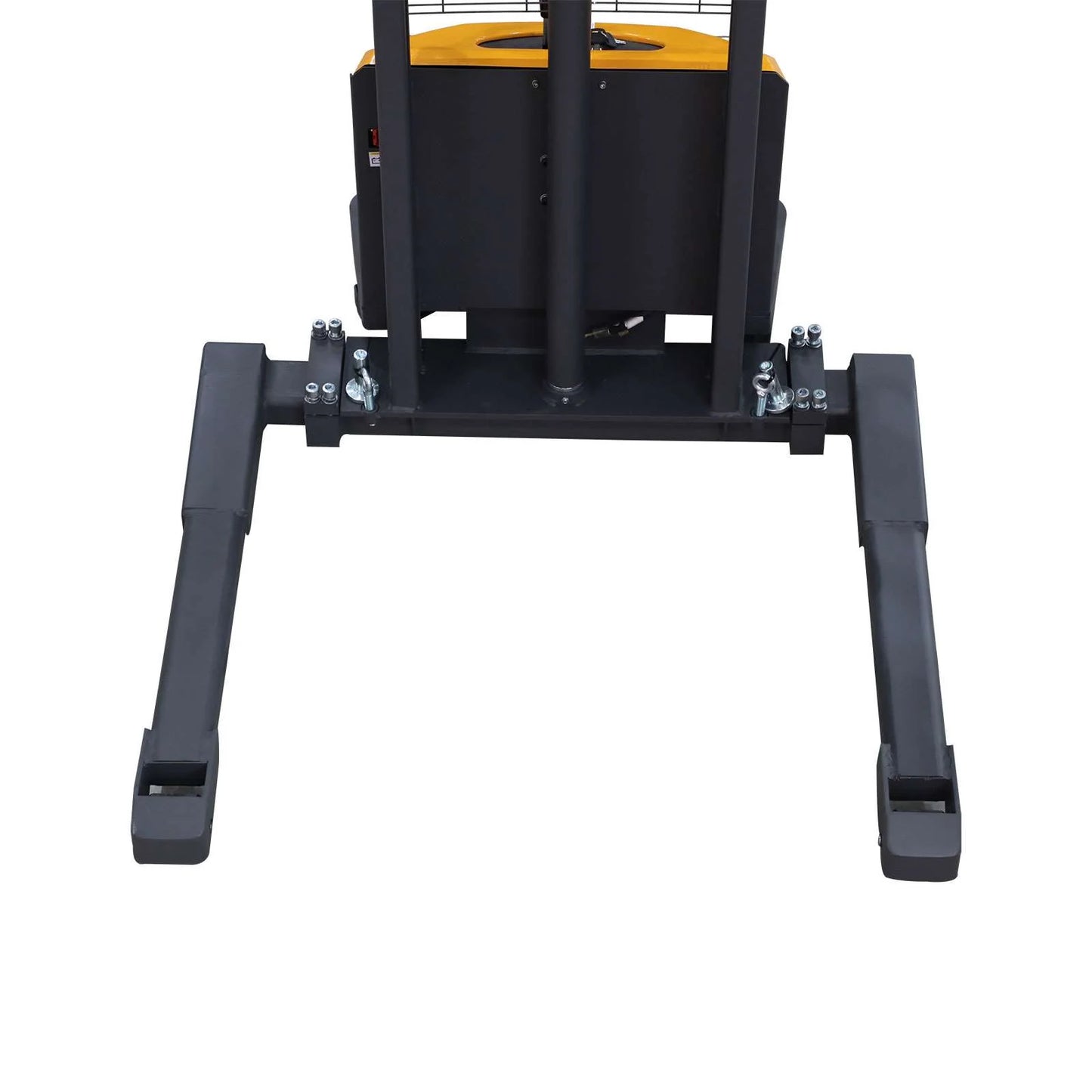 Semi-Electric Straddle Stacker 3300 lb Adjustable Forks