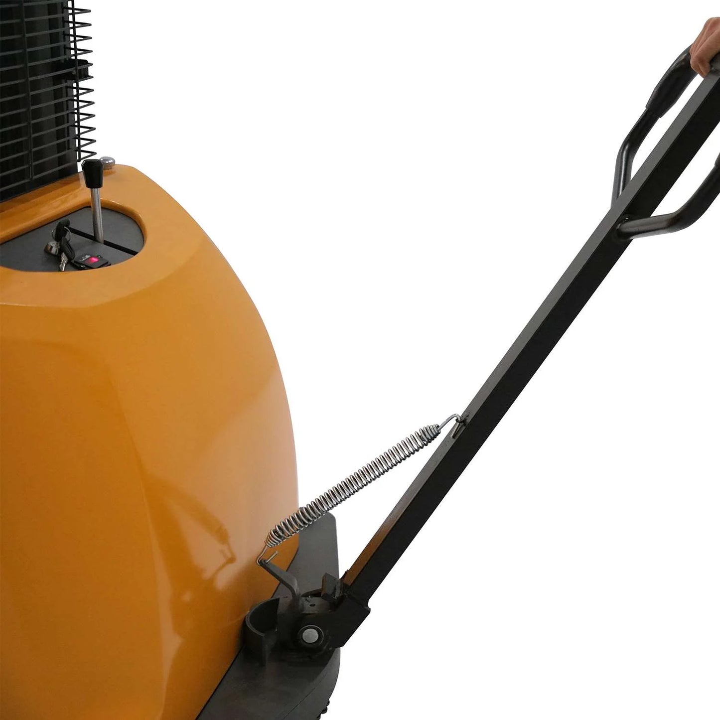 Semi-Electric Straddle Stacker 3300 lb Adjustable Forks