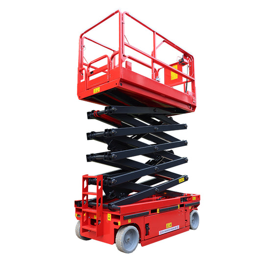 Self-propelled scissor lift platform