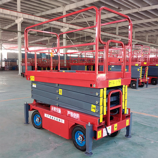 4~18m Semi Electric Mobile Scissor Platform