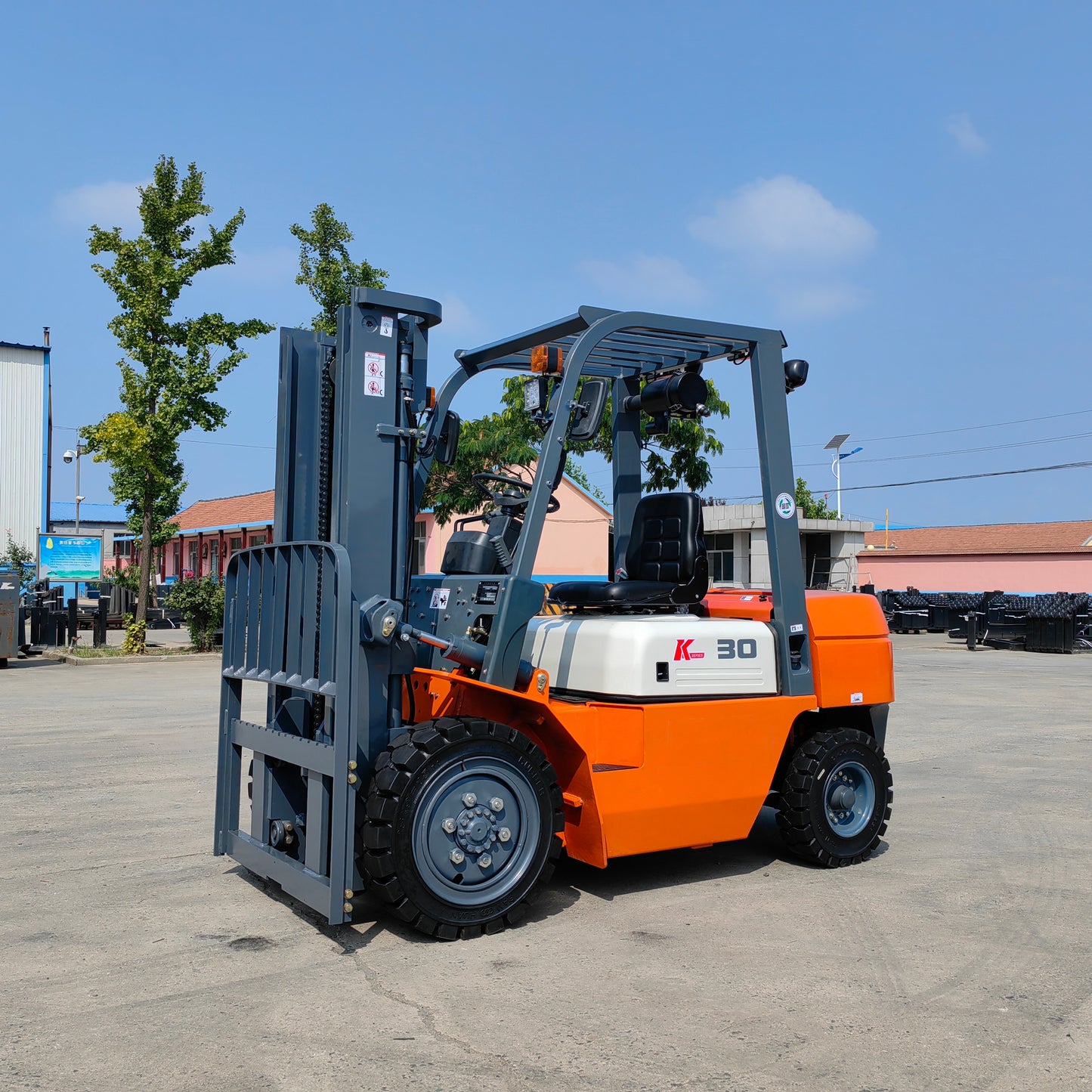 Diesel Forklift With Fork and Side Shift Warehouse Forklift