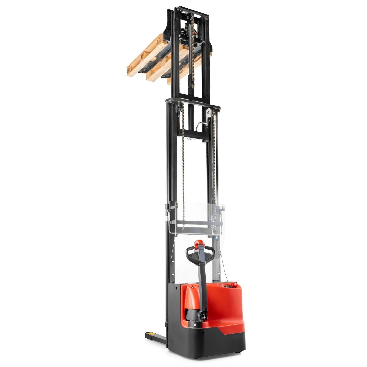 Electric walkie stacker high lift height stacker
