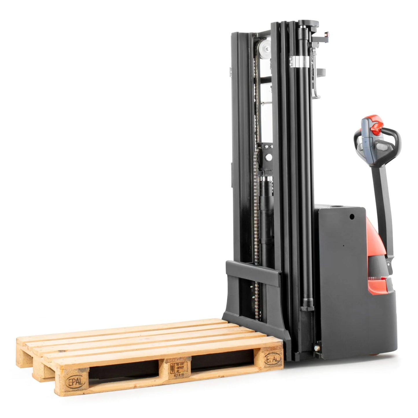Electric walkie stacker high lift height stacker