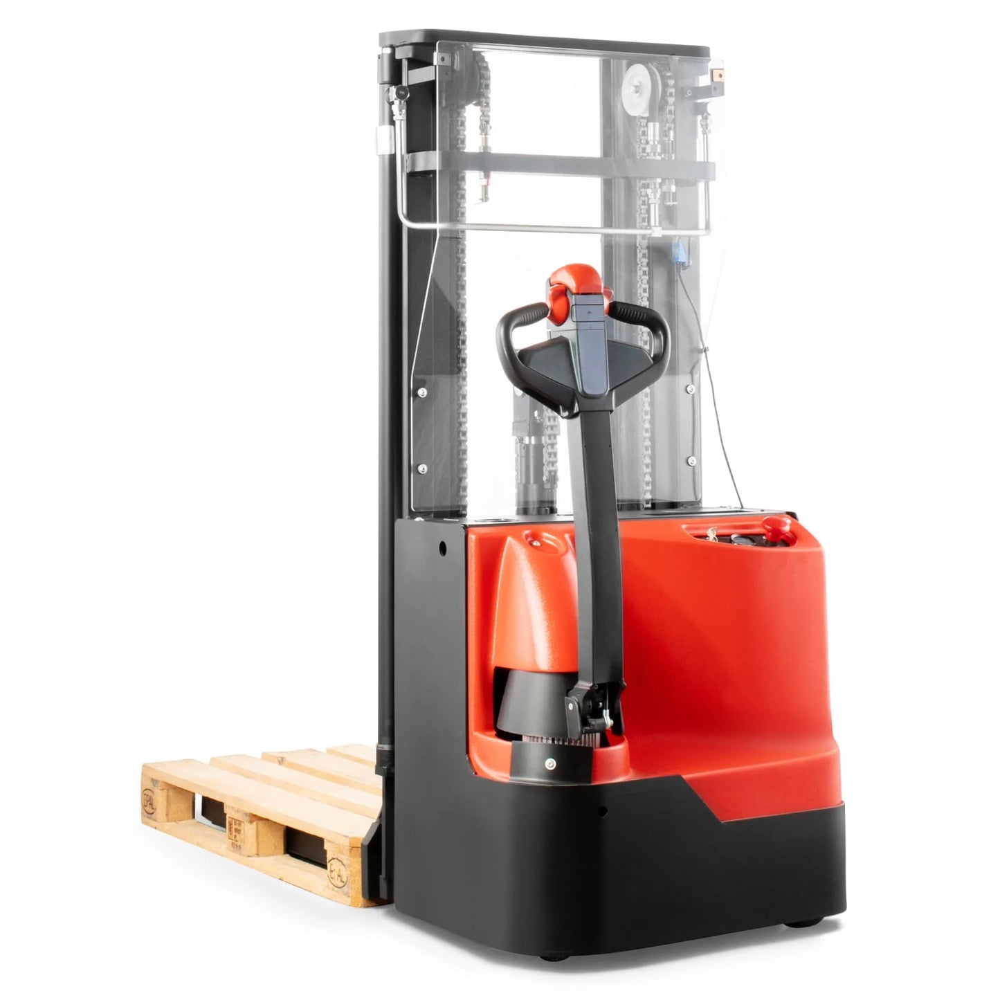 Electric walkie stacker high lift height stacker