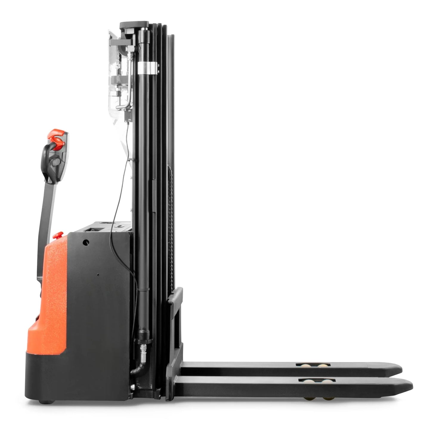 Electric walkie stacker high lift height stacker