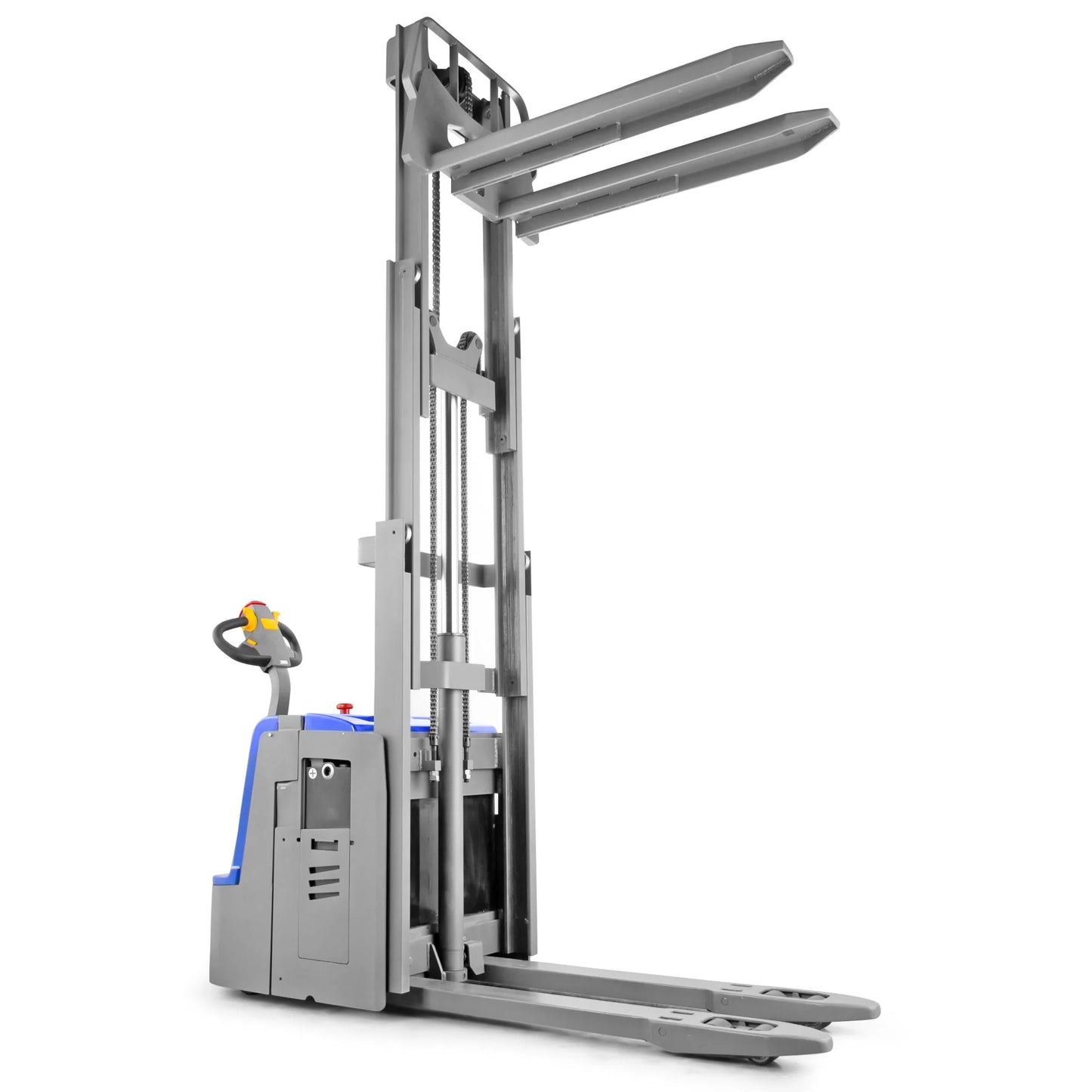 Electric Pallet Stacker Customized Lift Height Double Mast