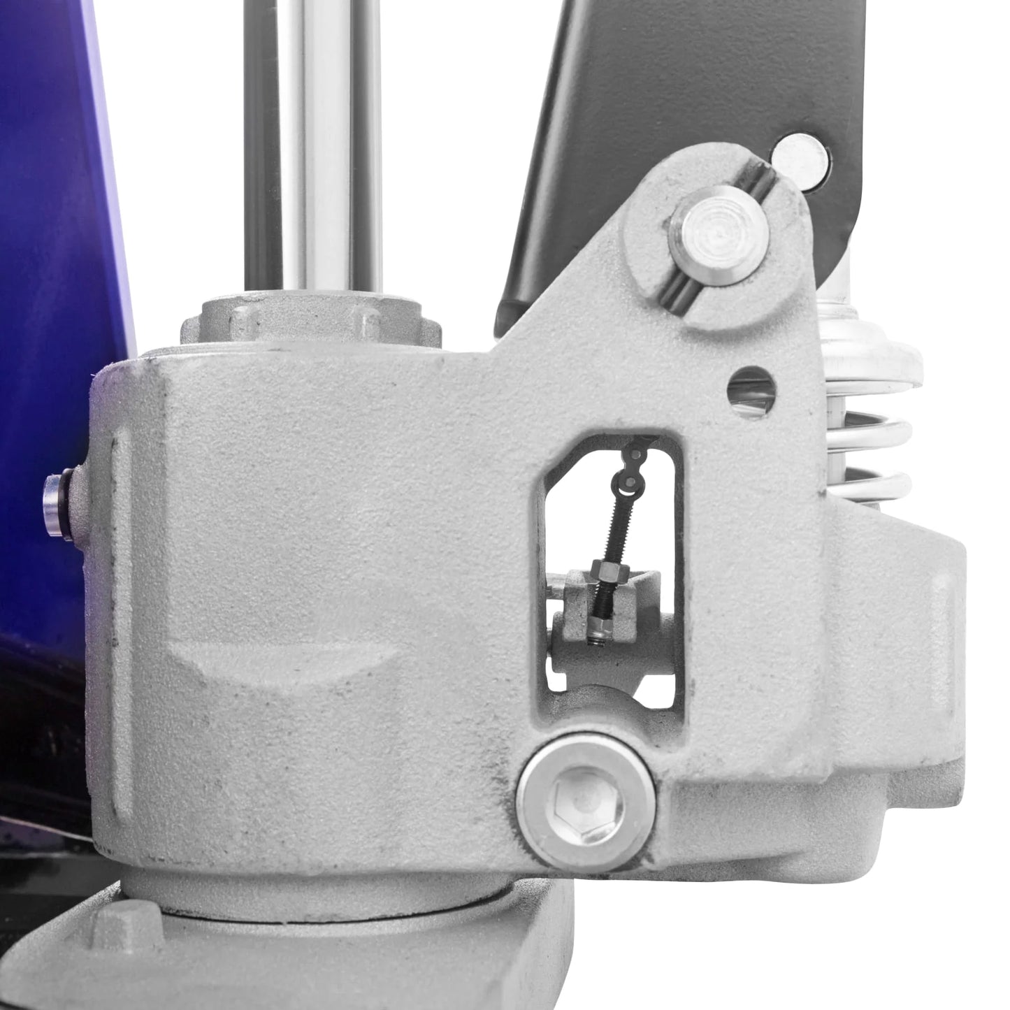 Transpaleta manual con horquillas de 2400 mm