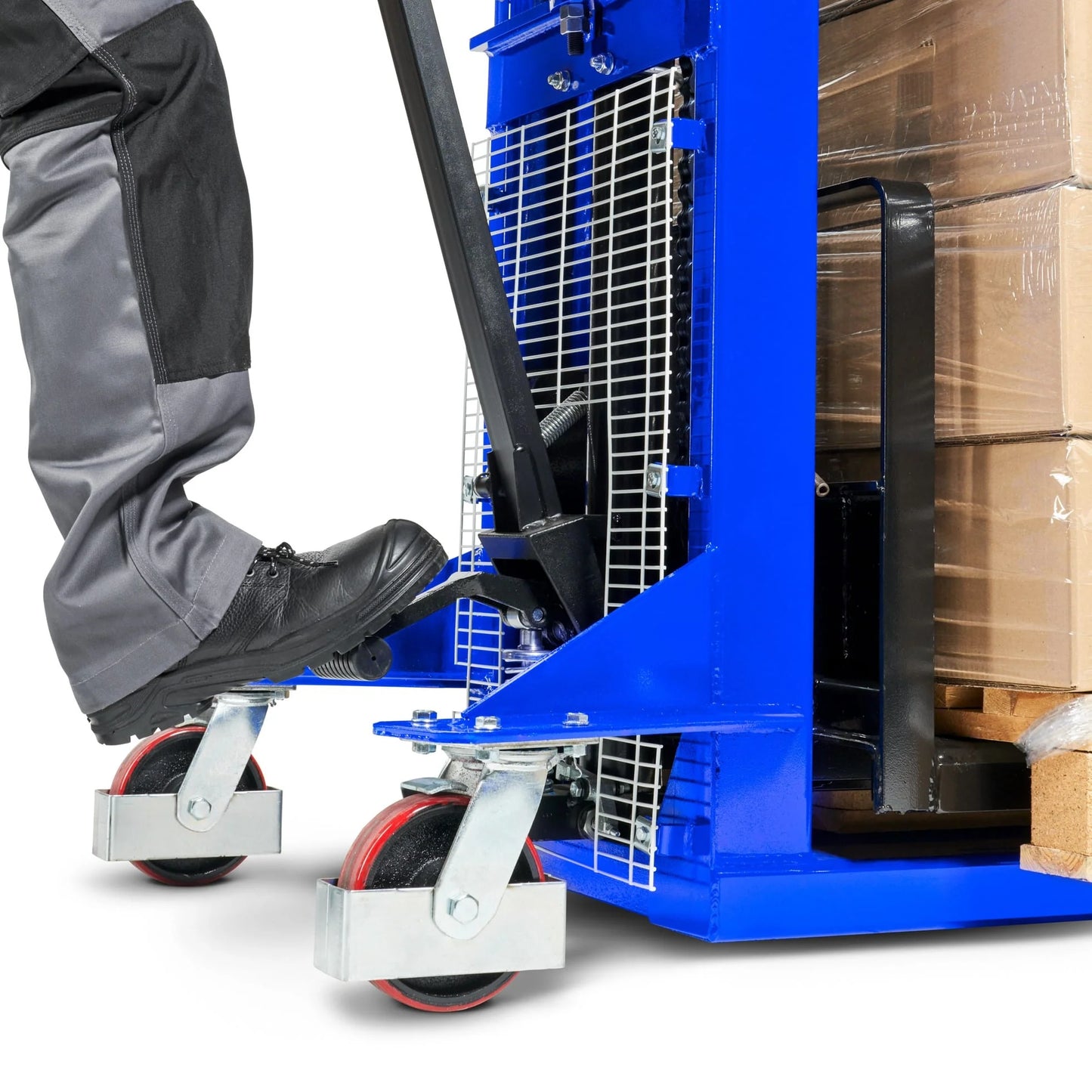 Manual hand pallet stacker Lift height 2m