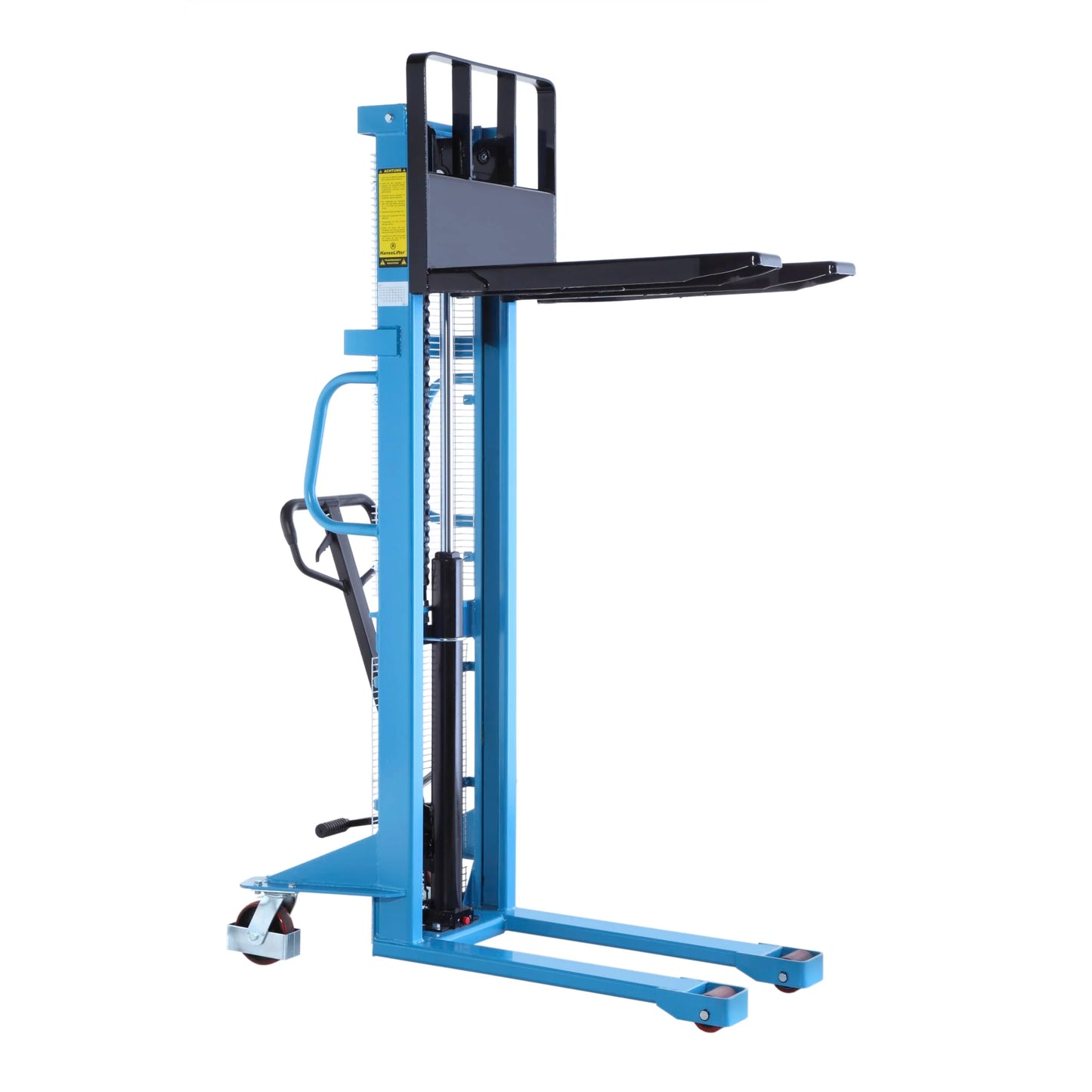 Hand Pallet Stacker Short high lift truck with 800 mm forks