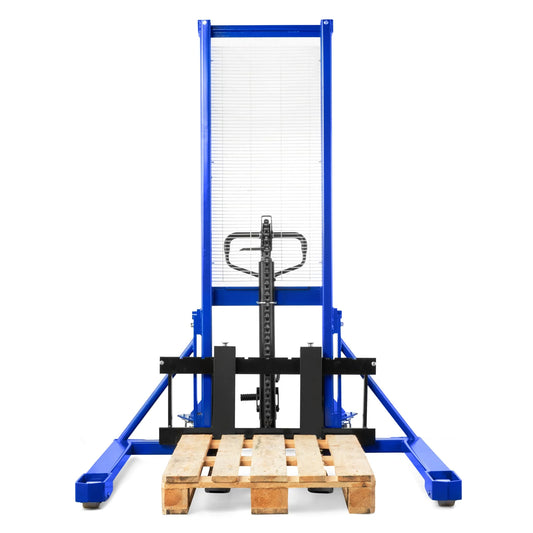Adjustable Hand Pallet Stacker Wided Leg