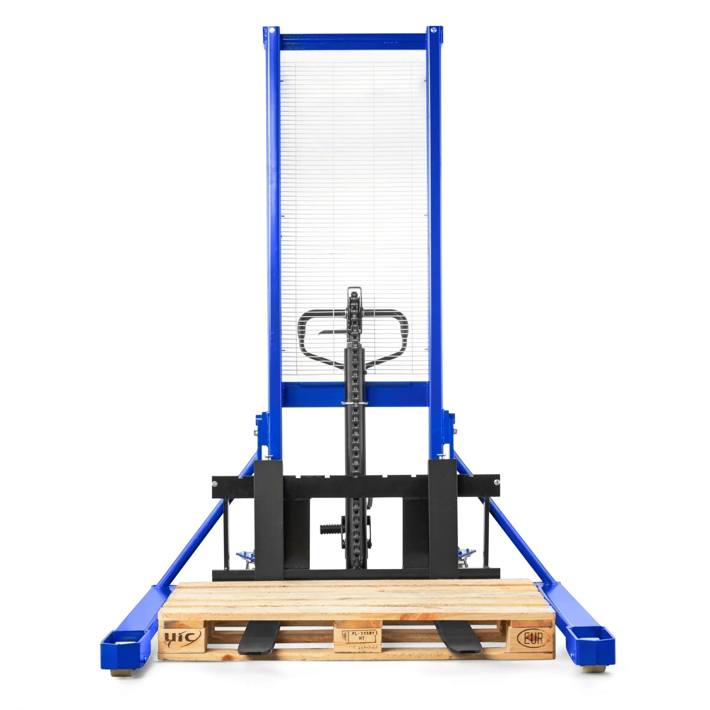 Adjustable Hand Pallet Stacker Wided Leg