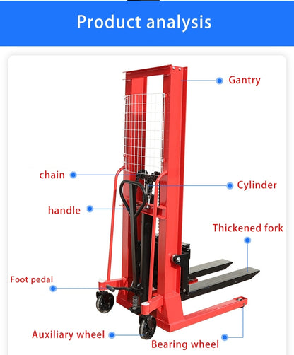Hand Pallet Stacker Hydraulic Stacker