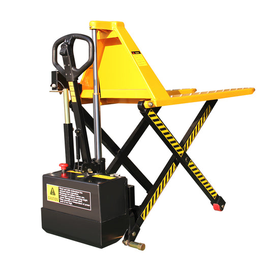 High Lift Hand Pallet Jack Scissor Manual Truck