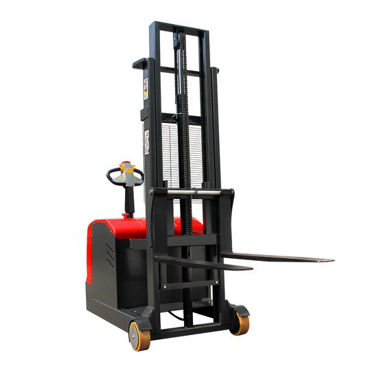 Station Driving Balanced Stacker Truck