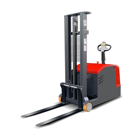 Station Driving Balanced Stacker Truck