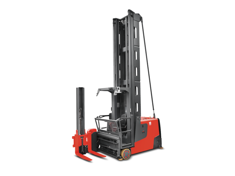 Man-up Turret Truck 1.6ton Coldstore 3-way Pallet Stacker