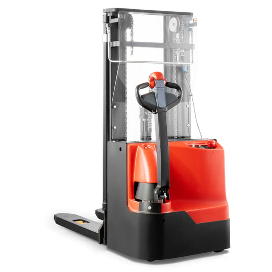 Electric walkie stacker high lift height stacker