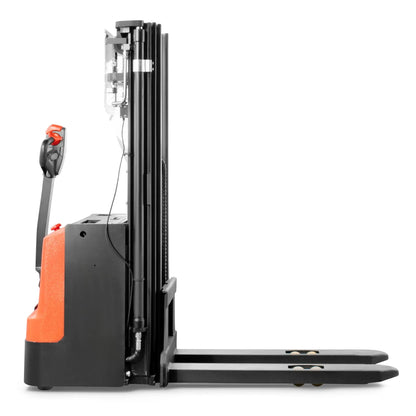 Electric walkie stacker high lift height stacker