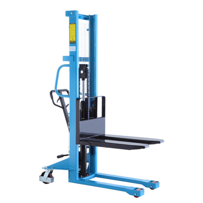 Hand Pallet Stacker Short high lift truck with 800 mm forks