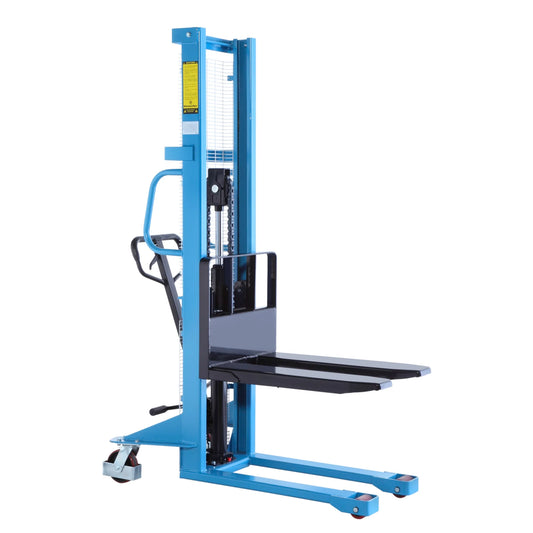 Hand Pallet Stacker Short high lift truck with 800 mm forks
