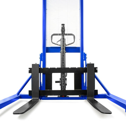 Adjustable Hand Pallet Stacker Wided Leg