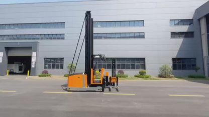 3 way Electric Pallet Stacker Man up Type Reach Stacker with 10 Meter Lifting Height