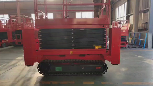 Crawler Scissor Lift Automatic Walking Tracked Scissor Lift