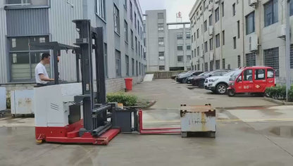 Customized Three Way Electric Reach Truck Full Electric Forklift