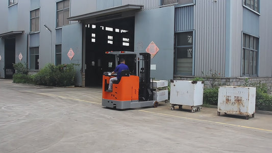 8 Meters 1.5 Ton 2 Ton 48 AC Motor Stand up Electric Reach Forklift