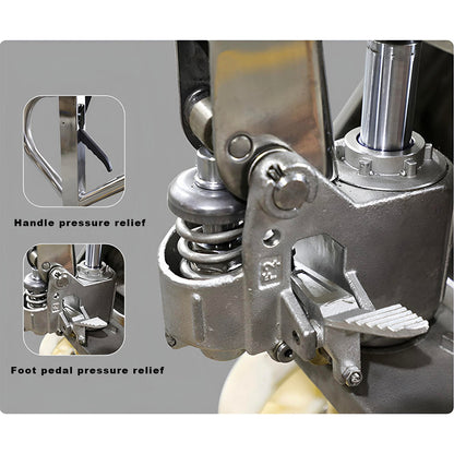 304 Stainless Steel Manual Pallet Truck